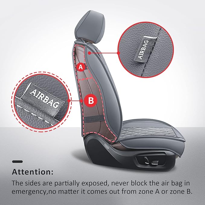 Seat Covers for Multiple Vehicles — Full Set — Gray