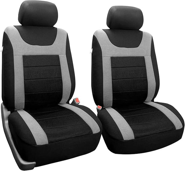Universal Seat Covers โ Front Seat โ Gray / Black