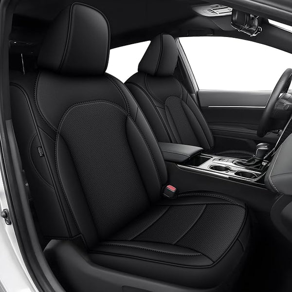 Faux Leather Seat Covers for Toyota Camry โ Full Set โ Black