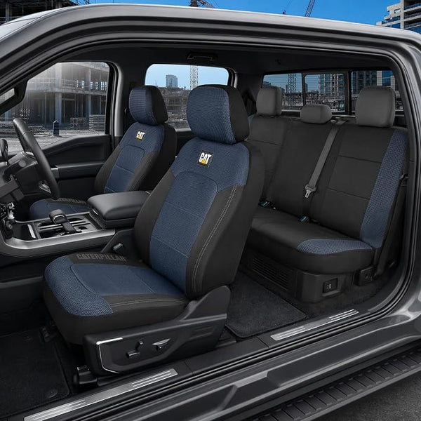 Fabric Seat Covers for Multiple Vehicles โ Full Set โ Blue