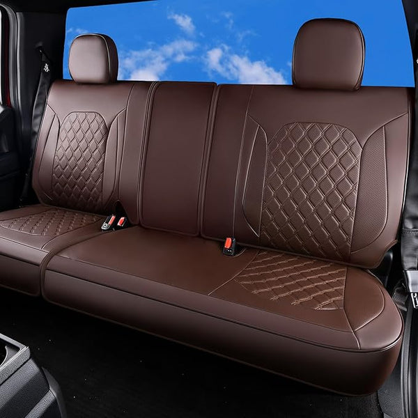 Seat Covers for Chevrolet Silverado / GMC Sierra โ Rear Seat โ Coffee