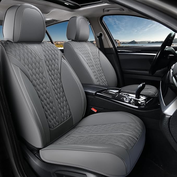 Universal Seat Covers — Full Set — Gray