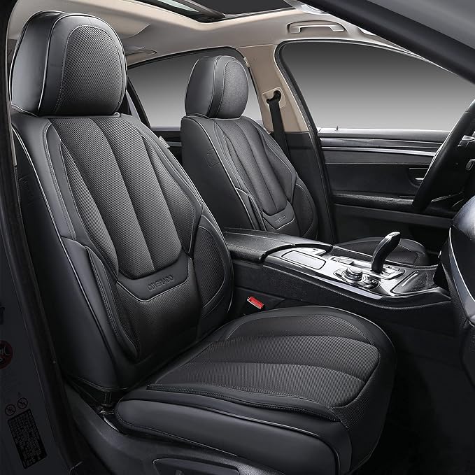 Universal Seat Covers — Front Seat — Black