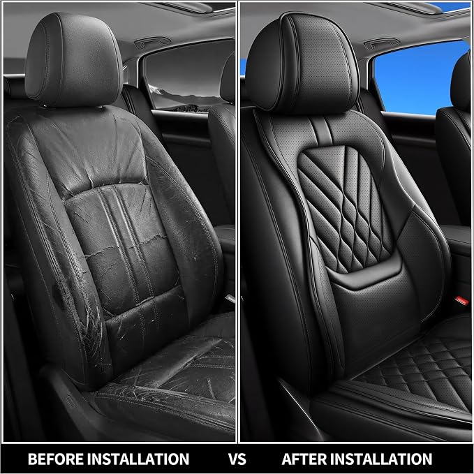 Seat Covers for Nissan Titan — Full Set — Black