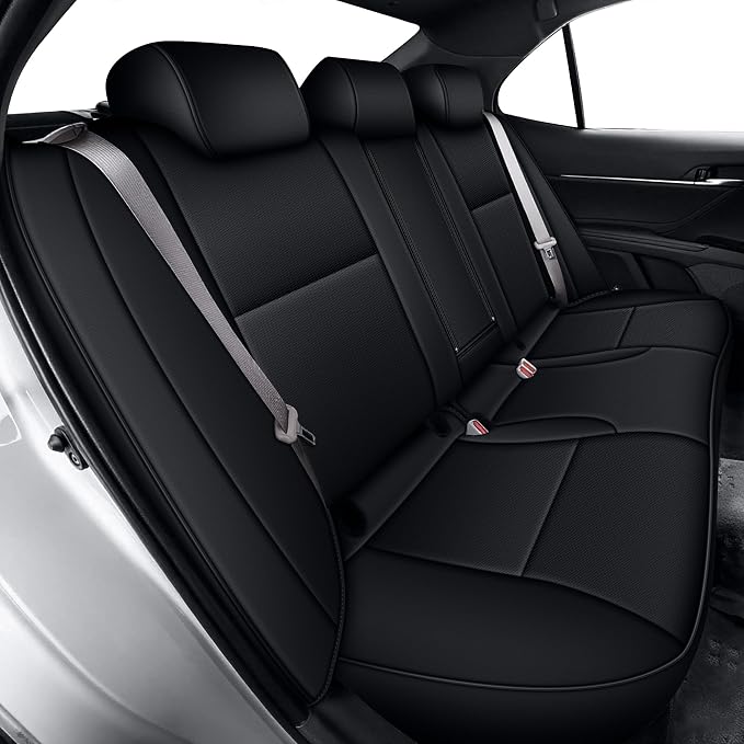 Faux Leather Seat Covers for Toyota Camry — Full Set — Black