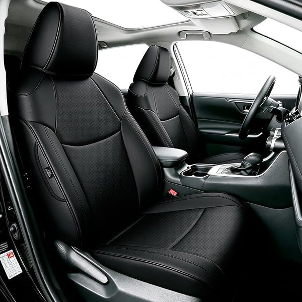 Faux Leather Seat Covers for Toyota Corolla โ Full Set โ Black