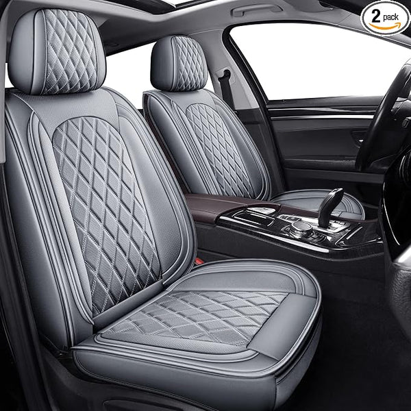 Seat Covers for Multiple Vehicles โ Front Seat โ Gray