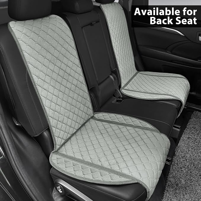 Universal Seat Covers — Front Seat — Gray