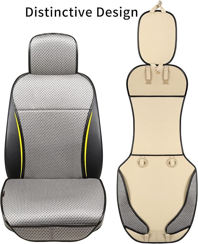 Universal Seat Covers — Front Seat — Gray