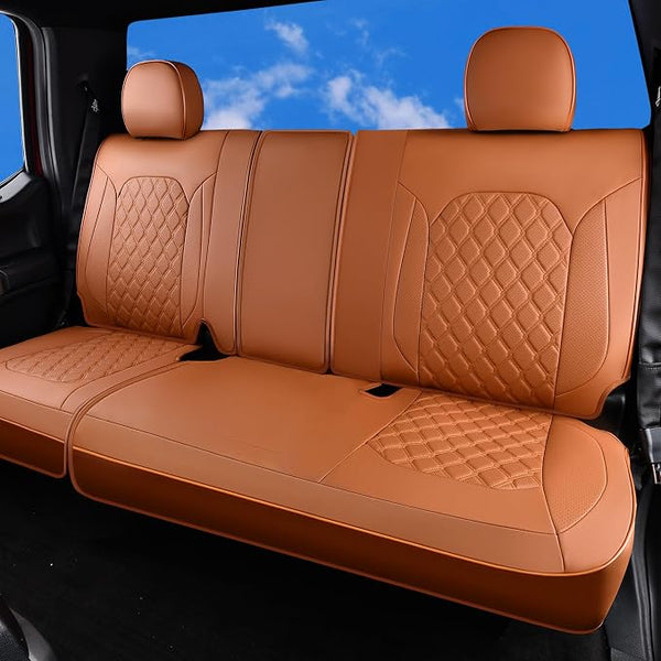 Seat Covers for Chevrolet Silverado / GMC Sierra โ Rear Seat โ Brown