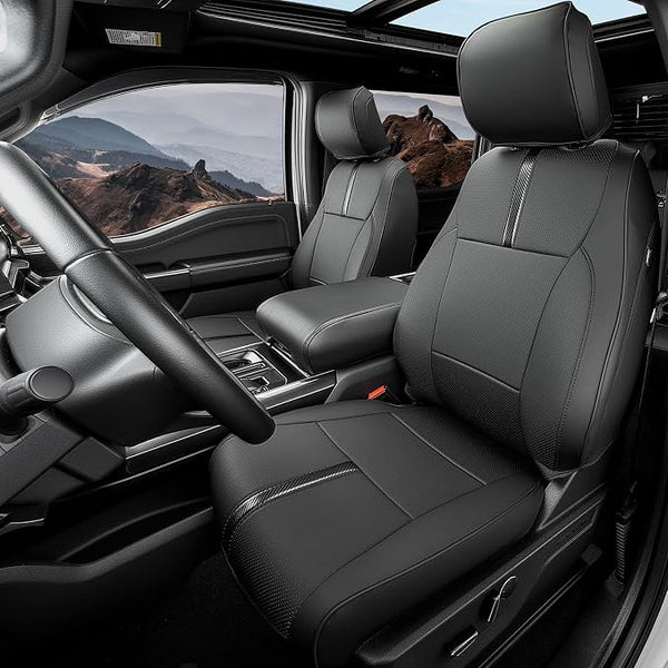 Seat Covers for Ford F-150 โ Front Seat โ Black