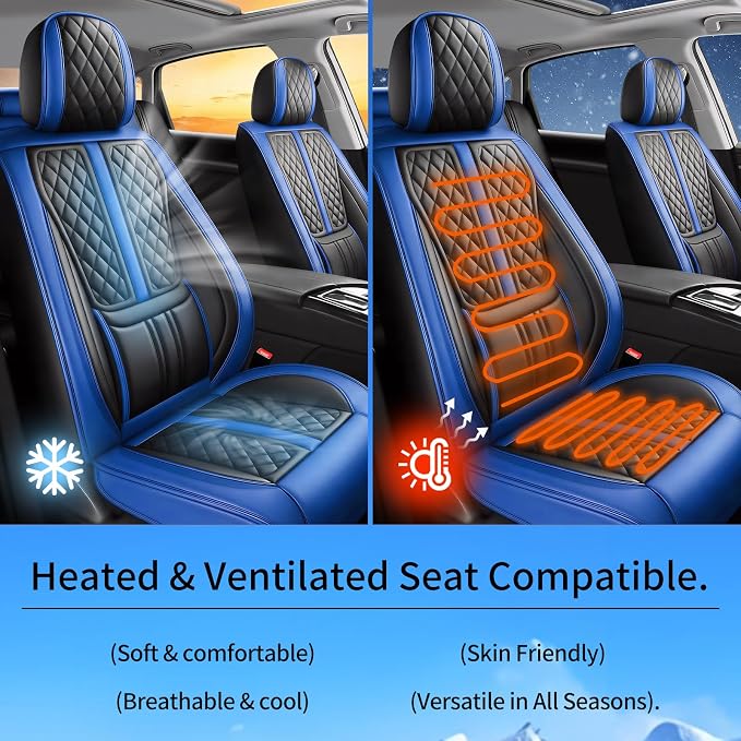 Seat Covers for Nissan Juke — Front Seat — Blue