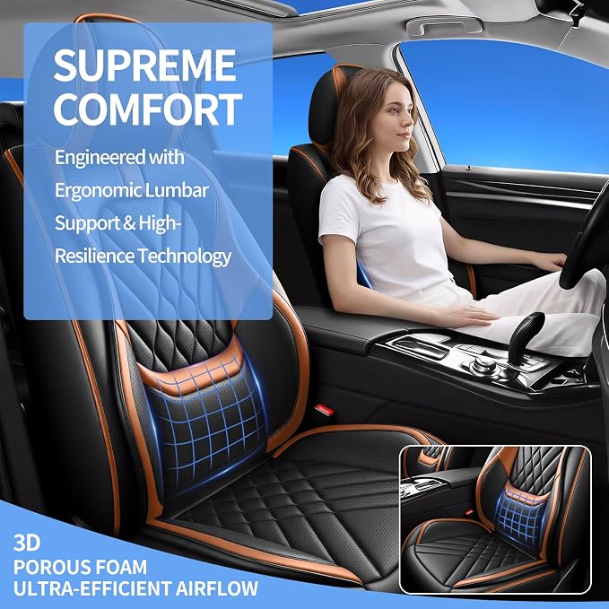 Seat Covers for Nissan Altima — Full Set — Brown
