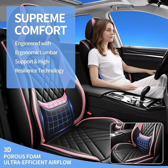 Seat Covers for Nissan Murano — Full Set — Pink