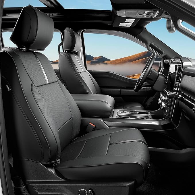 Seat Covers for Ford F-150 — Front Seat — Black