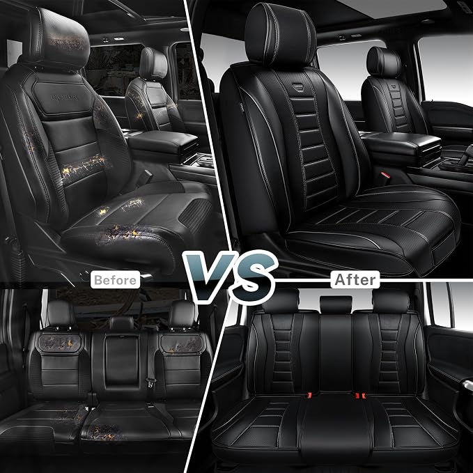 Universal Seat Covers — Full Set — Black