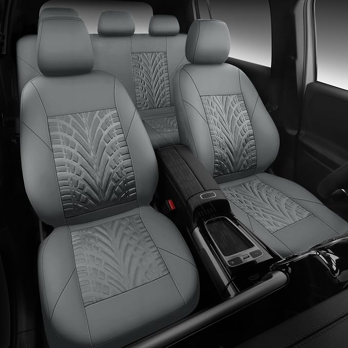 Universal Neoprene Seat Covers — Full Set — Gray