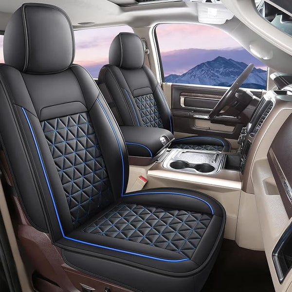 Seat Covers for Multiple Vehicles โ Front Seat โ Black / Blue