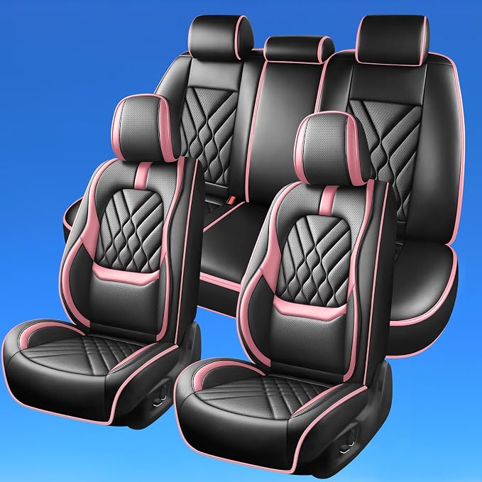 Seat Covers for Nissan Maxima — Full Set — Pink