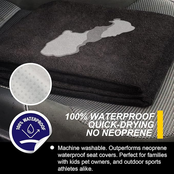 Pet Car Seat Protector — Black