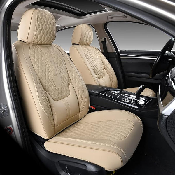Universal Seat Covers โ Front Seat โ Beige