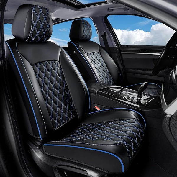 Universal Seat Covers โ Front Seat โ Black / Blue
