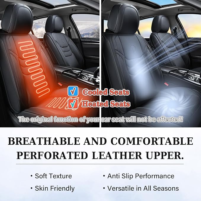 Universal Seat Covers — Full Set — Black