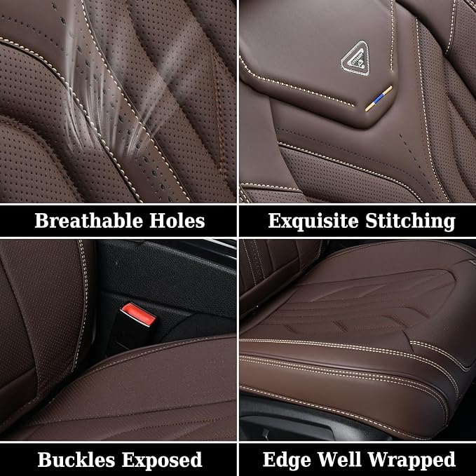 Universal Seat Covers — Front Seat — Coffee