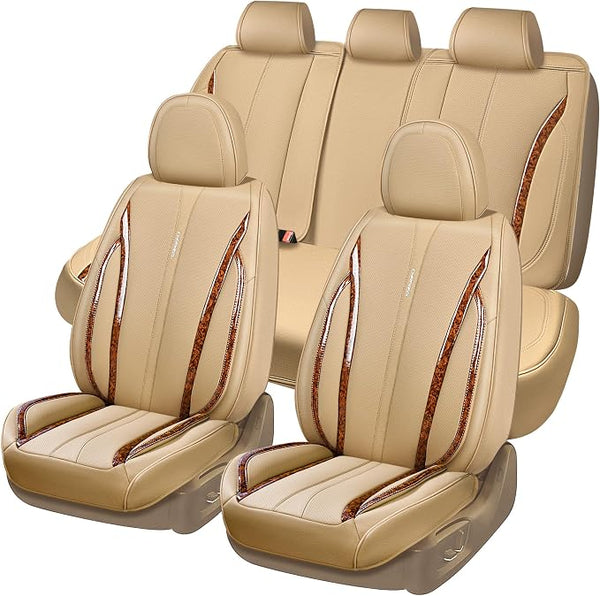 Universal Seat Covers โ Full Set โ Beige