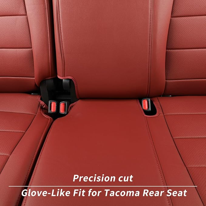 Seat Covers for Toyota Tacoma — Full Set — Red