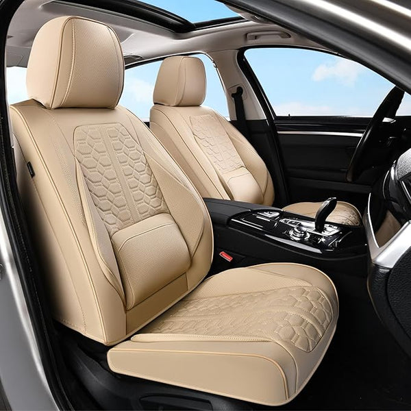Universal Seat Covers โ Front Seat โ Beige