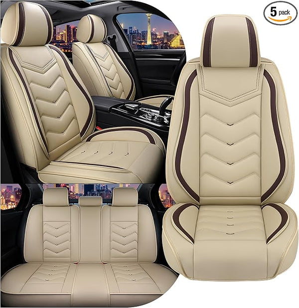 Seat Covers for Honda Civic โ Full Set โ Beige