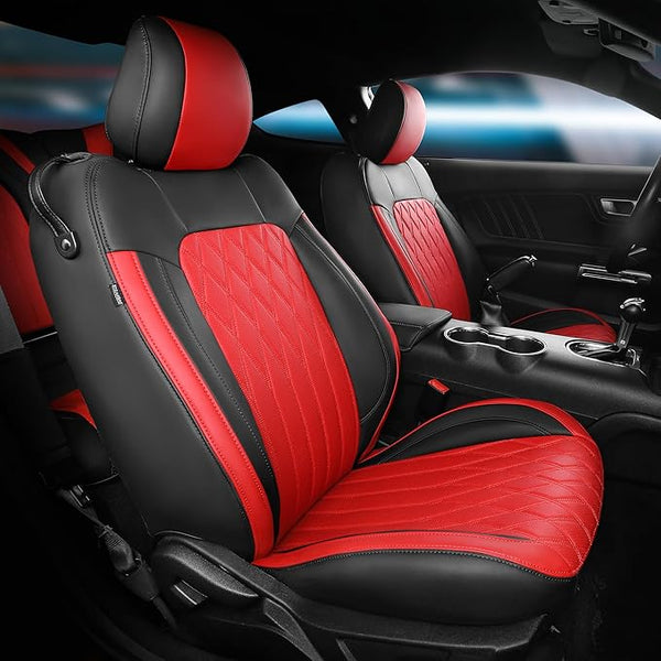 Faux Leather Seat Covers for Ford Mustang โ Full Set