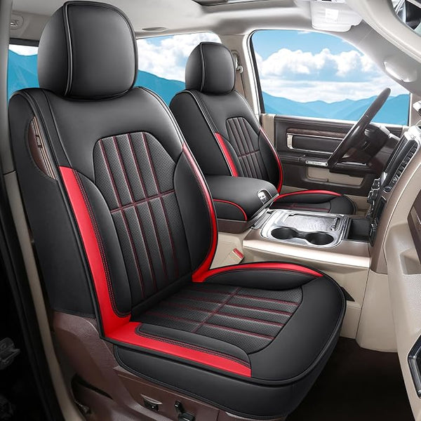 Seat Covers for Multiple Vehicles โ Front Seat โ Red