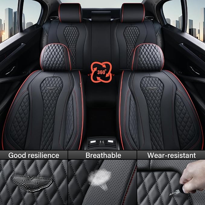 Universal Seat Covers — Full Set — Black