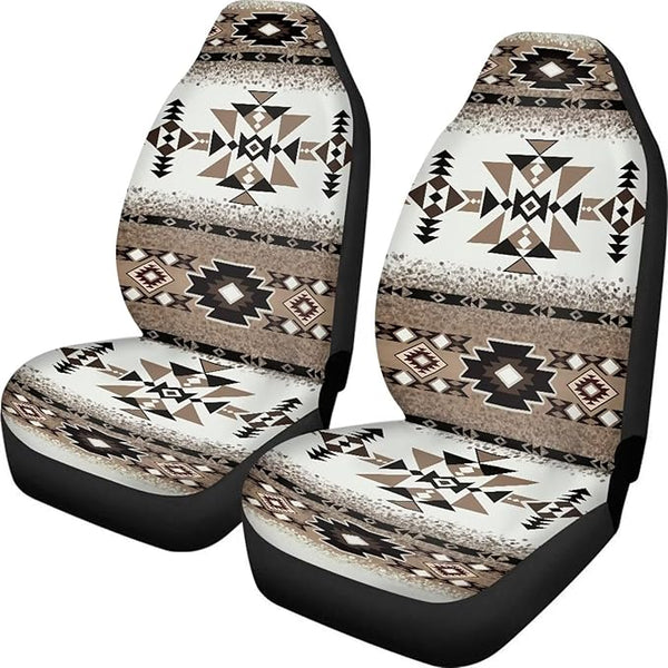Universal Seat Covers โ Front Seat โ Brown