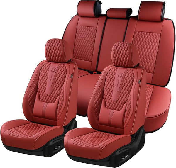 Universal Seat Covers โ Full Set โ Red