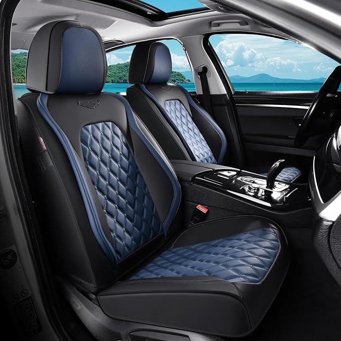 Faux Leather Car Seat Covers — Full Set