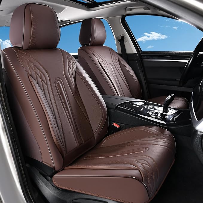 Universal Seat Covers — Full Set — Coffee