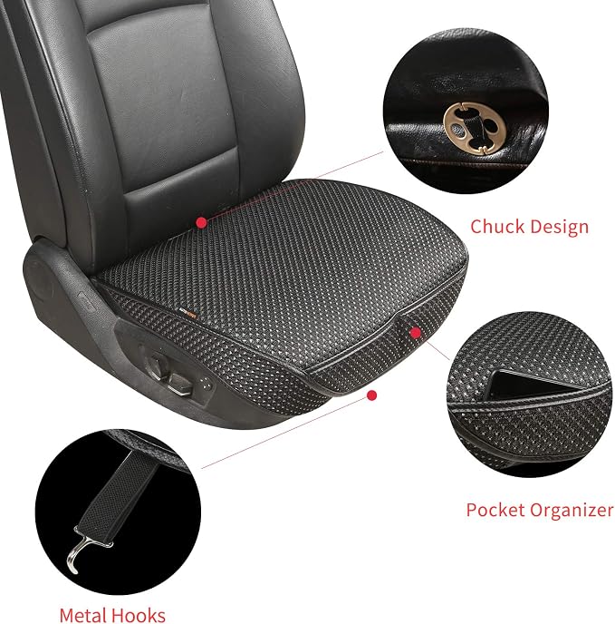 Universal Seat Covers — Front Seat — Black