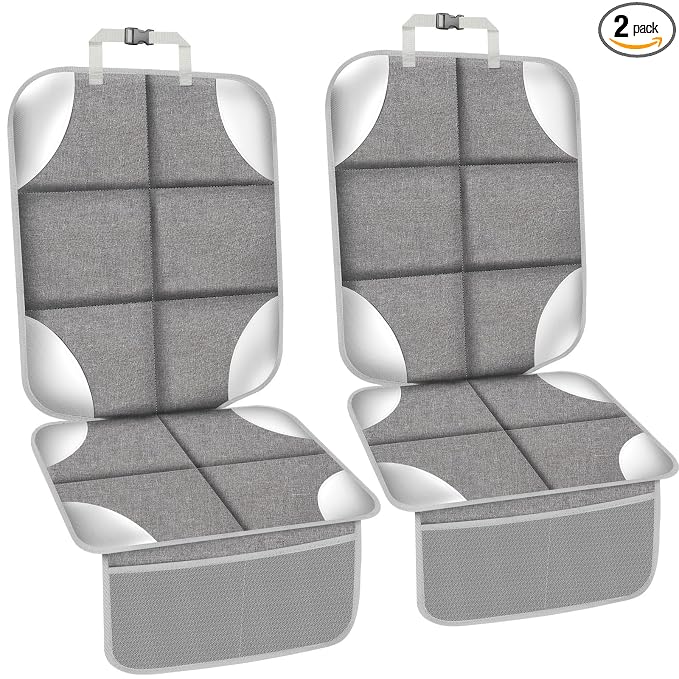 Child Car Seat Protector — Gray
