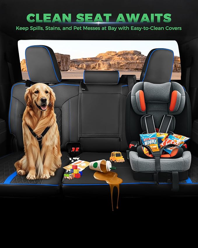 Faux Leather Seat Covers for Chevrolet Silverado / GMC Sierra