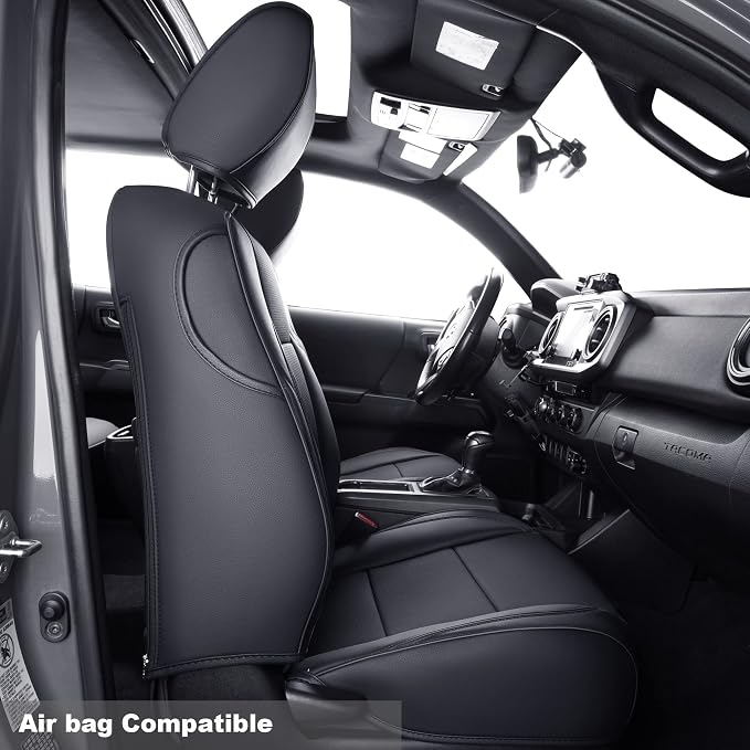 Seat Covers for Toyota Tacoma — Front Seat — Black