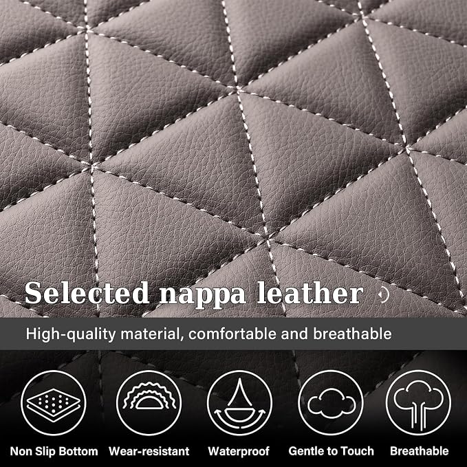 Seat Covers for Multiple Vehicles — Full Set — Coffee