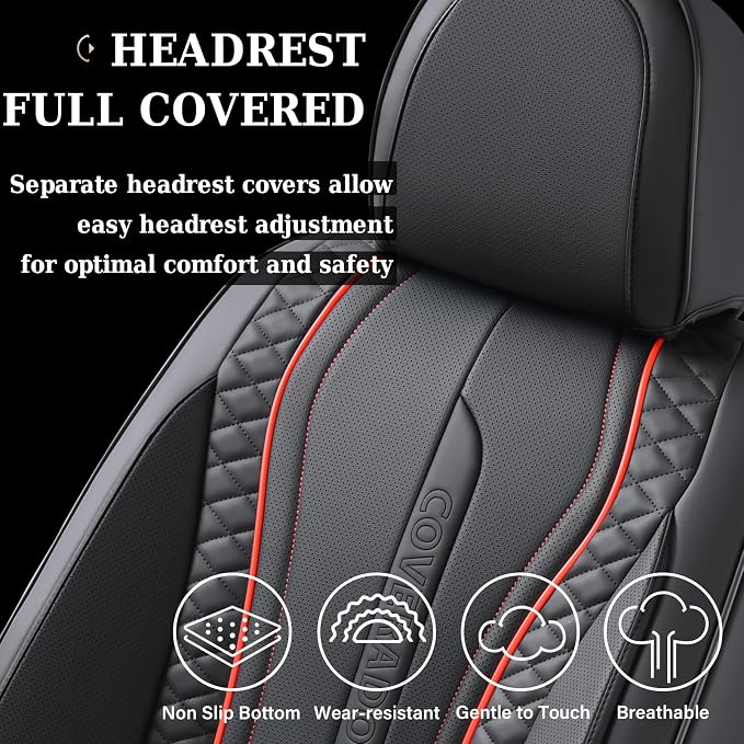 Universal Seat Covers — Full Set — Black