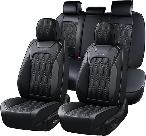 Universal Seat Covers โ Full Set โ Black