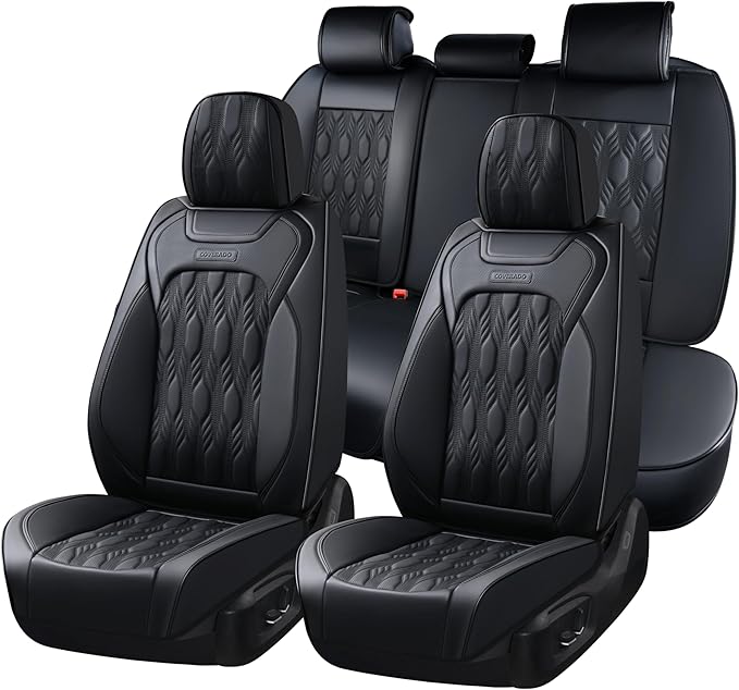 Universal Seat Covers — Full Set — Black