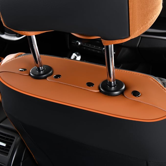 Universal Seat Covers — Front Seat — Brown / Black