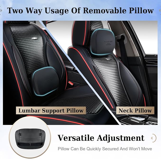 Universal Seat Covers — Front Seat — Black