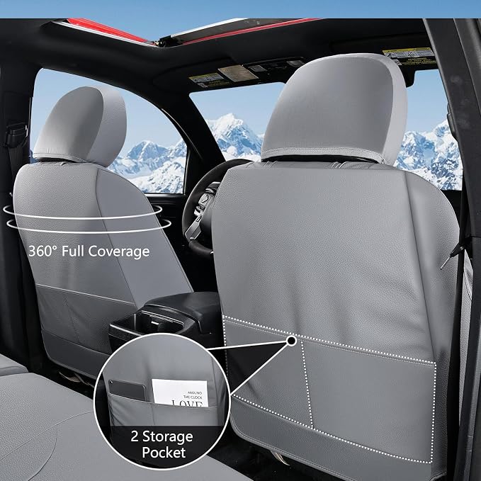 Seat Covers for Toyota Tacoma — Full Set — Gray
